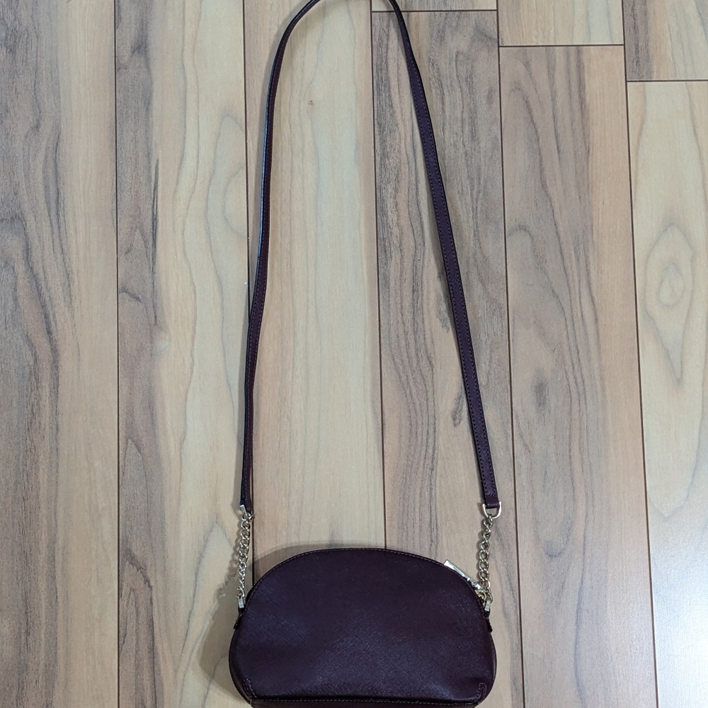 EUC! Kate Spade New York Cameron Street Blossom Hilli Crossbody Bag Burgundy - Picture 10 of 12